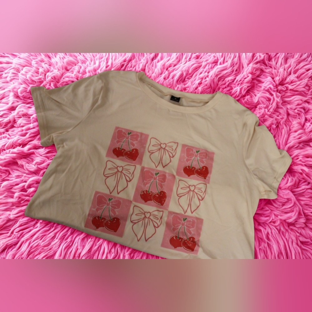 Cherry Bow Energy Tee